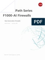 H3C SecPath Series F1000-AI Firewall DataSheet