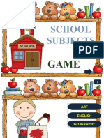 School Subjects Games - 61589