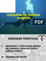 Fisiologia de Traumas en Buceo