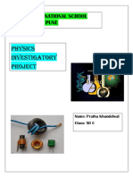 Pratha Physics Project