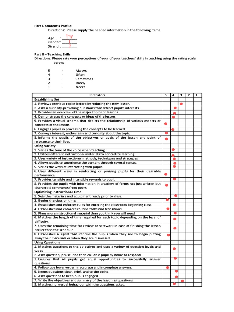 Pupil Voice Questionnaire Template | PDF | Learning | Reinforcement