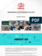 Parasnath Electronics Pvt. Ltd Corporate Profile