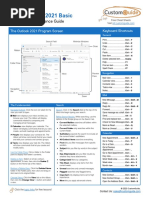 Outlook 2021 Basic Quick Reference PDF