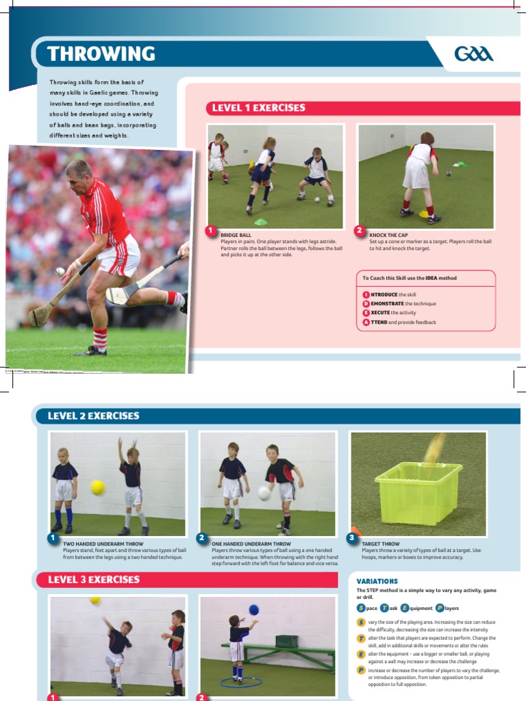 Throwing Skills in Gaelic Games | PDF | Sports | Ball Games