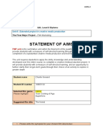 l2 Unit 8 Statement of Aims Blank 2023 Templa