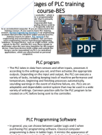 Advantages of PLC Training course-BES PDF