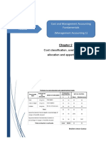 Cost Classification Overhead Costs Alloc