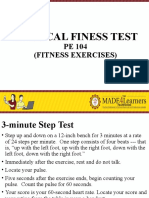 PE 104 Physical Fitness Test