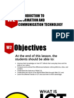 W2 - Introduction To Ict