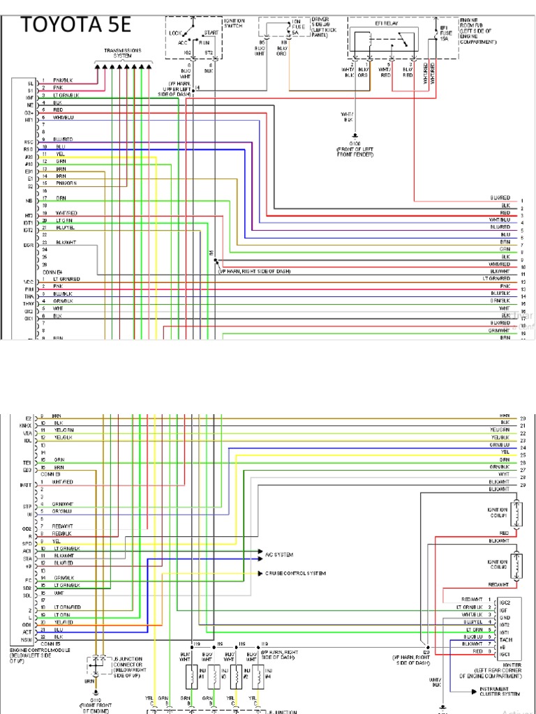 Diagrama Toyota 5e PDF