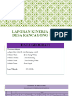 Beriana - Laporan Kinerja Desa Rancagong - PKM Legok