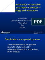 Bioburden Estimation of Reusable and Single Use Medical Devices