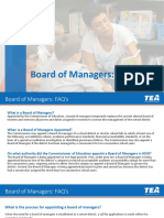 Board of Managers FAQ