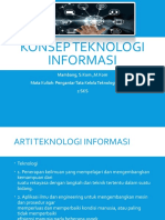 Tugas Rangkuman Konsep Teknologi Informasi