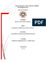 Derecho Administrativo y Tributario Preguntas