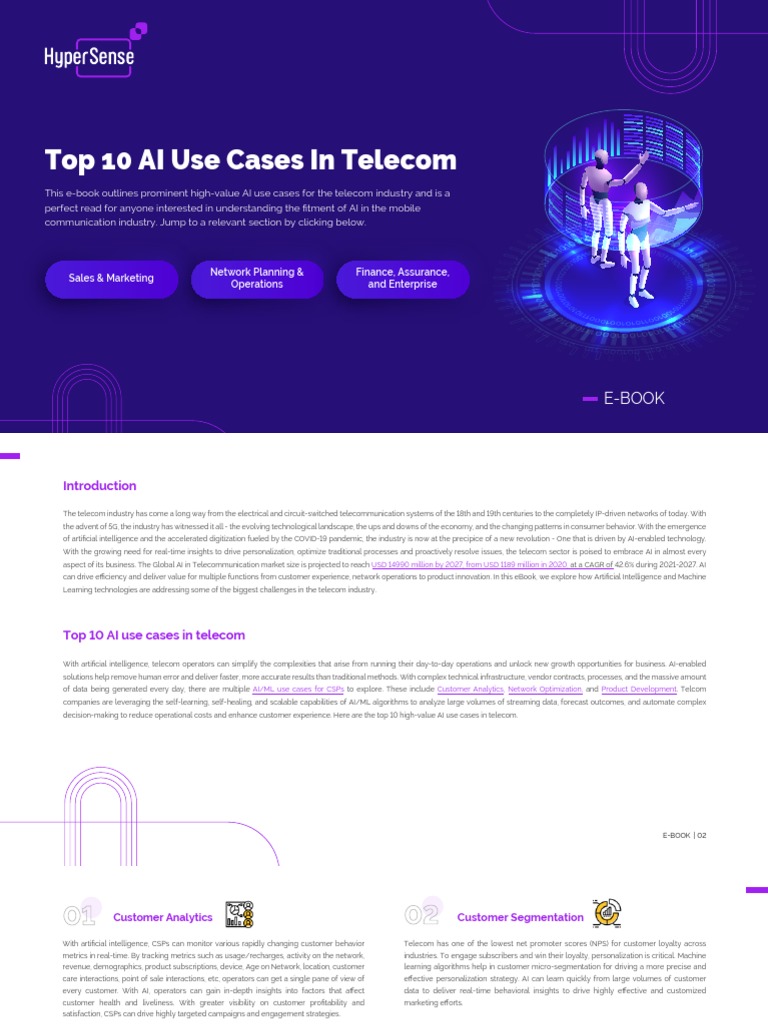 Top AI Use Cases in Telecom Industry | PDF | Intelligence (AI ...