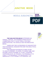 The Subjunctive Mood