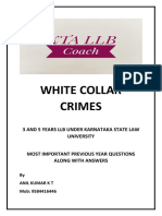 White Collar Crimes KSLU Notes Grand Final PDF