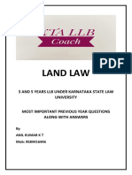 Land Law Notes KSLU Grand Final