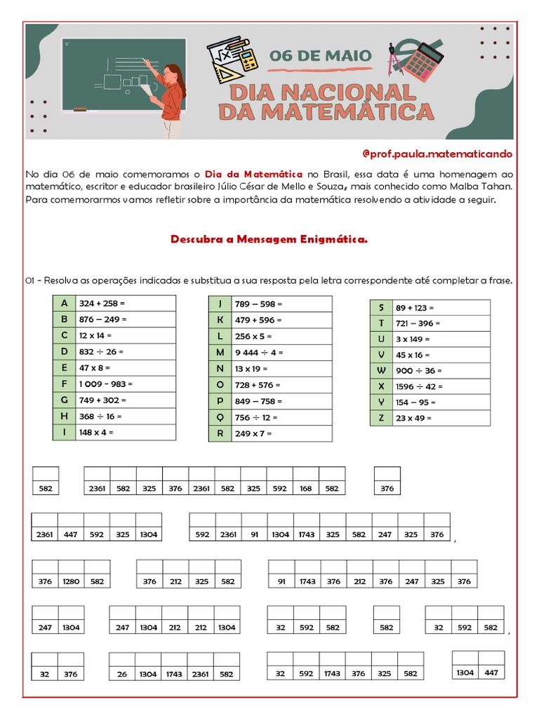 Matematicando: é possível mudar a cara do ensino de Matemática no país