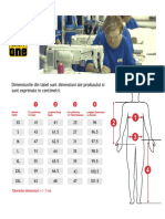 Dimensiunile Din Tabel Sunt Dimensiuni Ale Produsului Si Sunt Exprimate in Centimetri