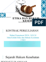 Etika Dan Hukum Kesehatan: Rahmi Permatasari SKM,. M.K.M
