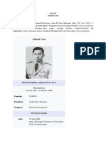 YANI] Biografi Jenderal Ahmad Yani