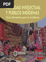 Propiedad intelectual y pueblos indígenas: Guía informativa para la incidencia