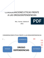 Consideraciones éticas frente a las drogodependencias