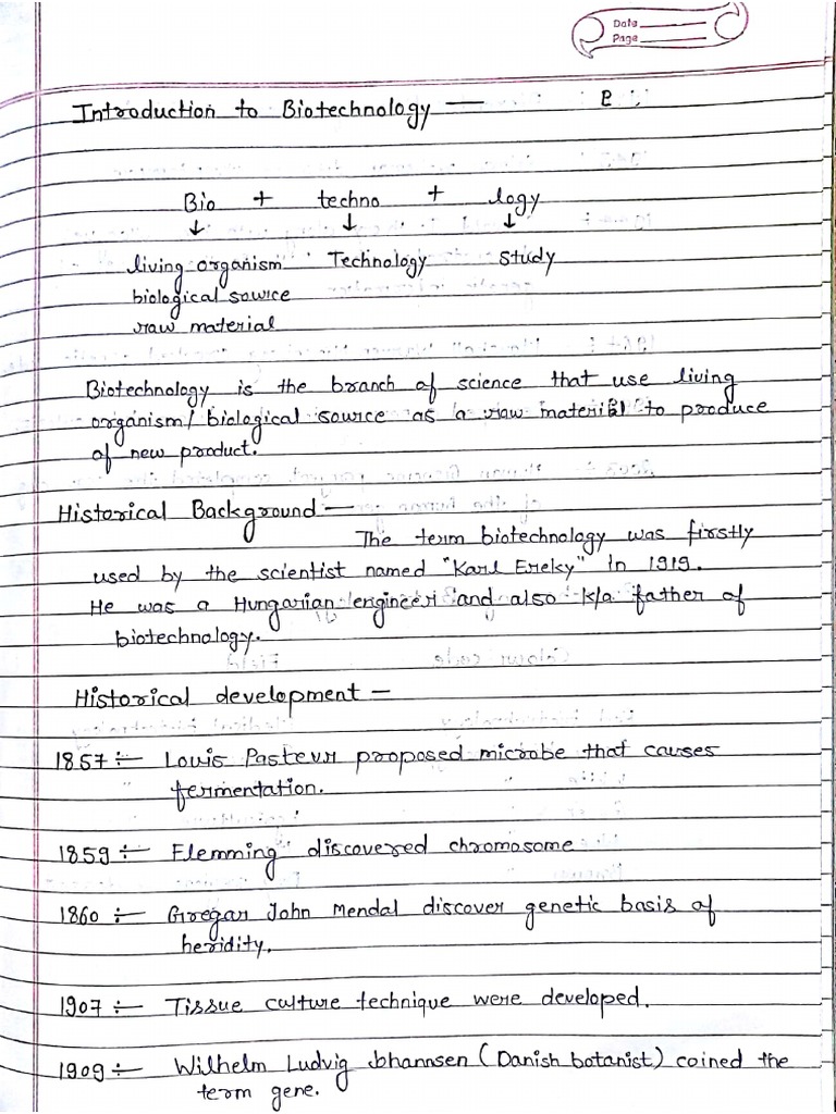 Unit 1 Biotechnology Pdf Pdf