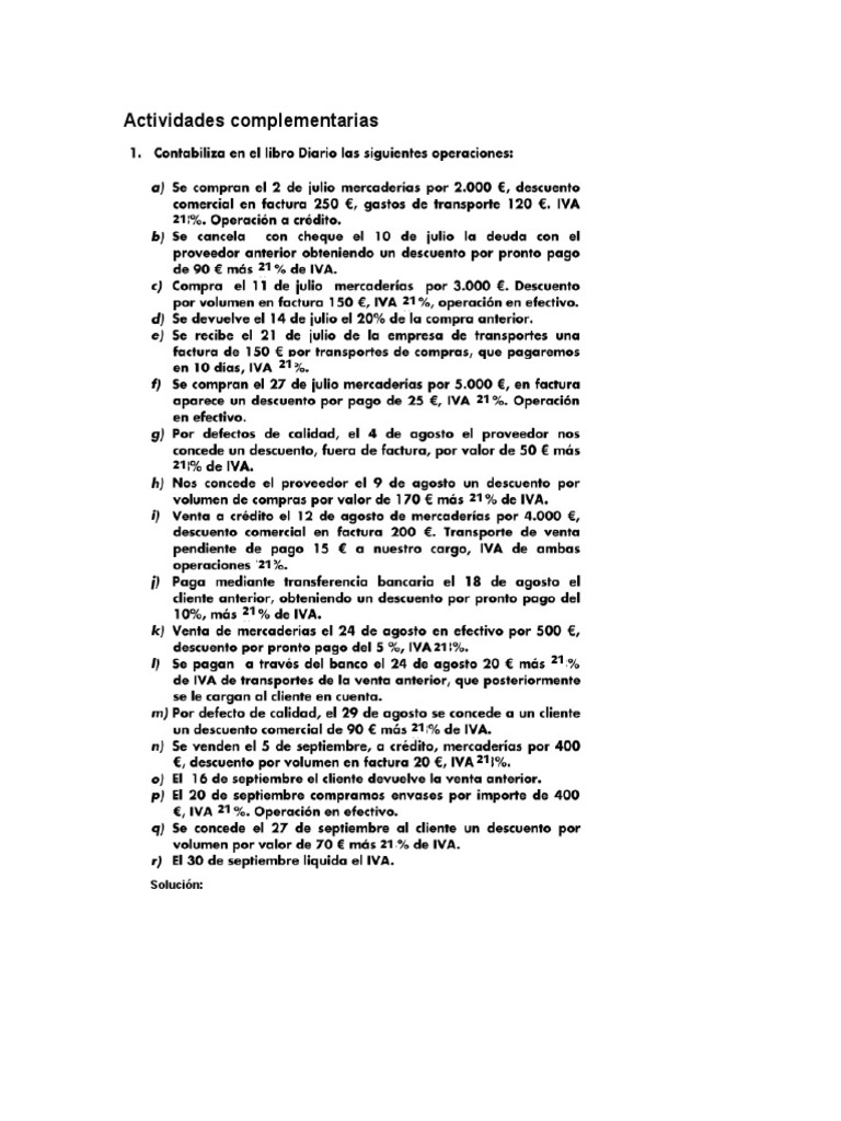 Actividades CIAC | PDF