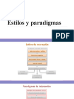 Estilos y Paradigmas Diseño de Interfaces de Usuario