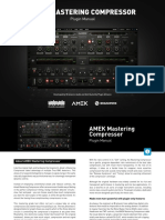 AMEK MASTERING COMPRESSOR PLUGIN MANUAL</TITLE