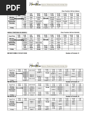 WEEKLY TIMETABLE OF GRADE 1                                                                             Class Teacher.docx