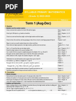 Syllabus Matching Grid Cambridge Primary Mathematics Stage 2