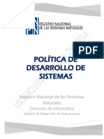 Políticas de Desarrollo de Sistemas v3