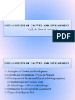 Unit-I Concept of Growth & Development