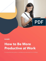 How To Be More Productive