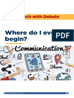 Speech and Debate Communication Processes