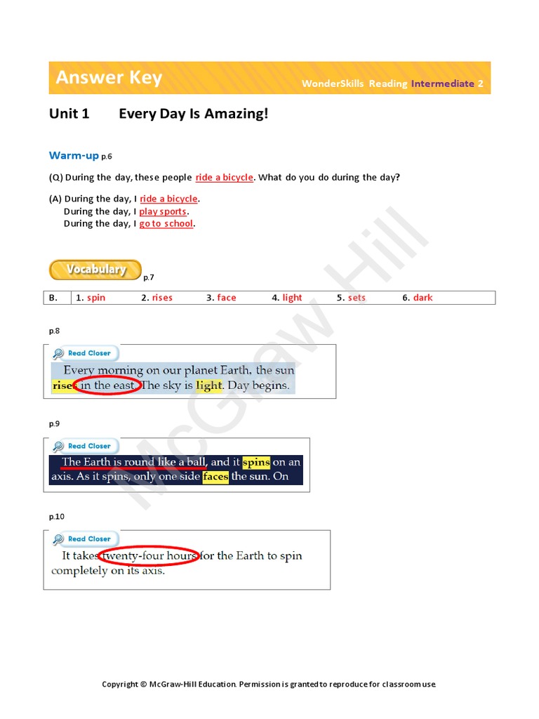Studentbook Answerkey Intermediate 2 Pdf Rain Tornadoes