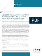 Reassessing NOX Emissions From Diesel Cars After The EU's Top Court Defeat Device Rulings