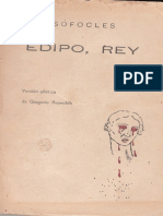 Edipo, Rey (Versión Poética) (Sófocles (Ed. Greogorio Reynolds) )