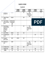 Marking Scheme