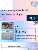 Paleontologia Confirmă Realitatea Evoluției