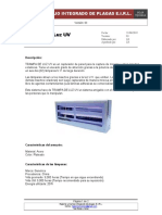 Trampa de Luz UV - Hoja Técnica