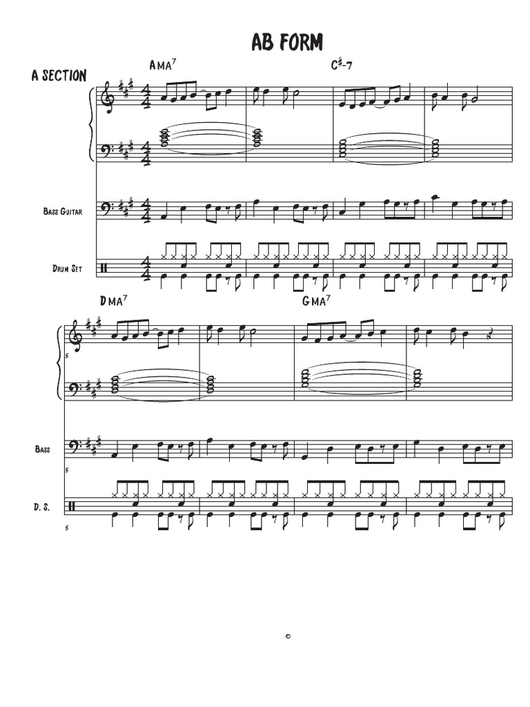 Ab Form - Score | PDF