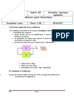 Cours Oscillateur SE