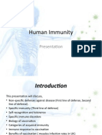 Human Immunity: Presentation