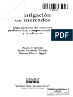 D Astous, A Investigación de Mercados. Cap. 2 PDF