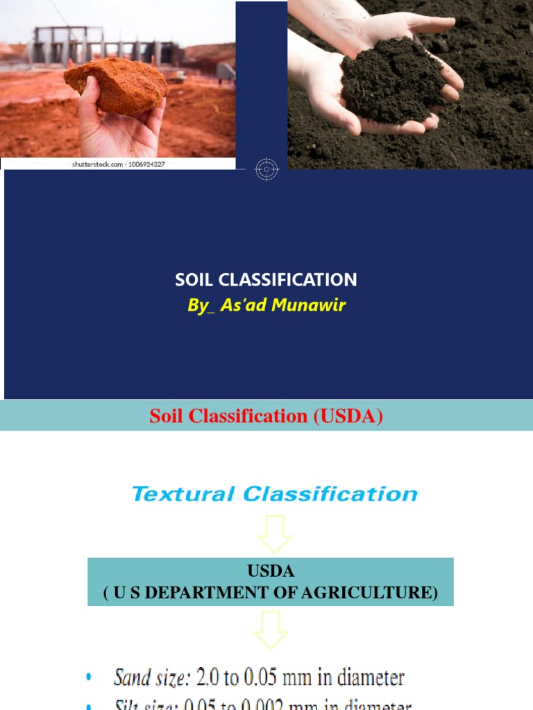 USDA Soil Classification Overview | PDF | Soil Science | Physical Sciences